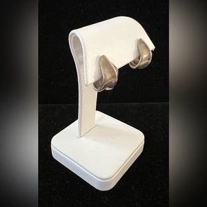 Rare Tiffany and Co. Sterling Huggie Earrings